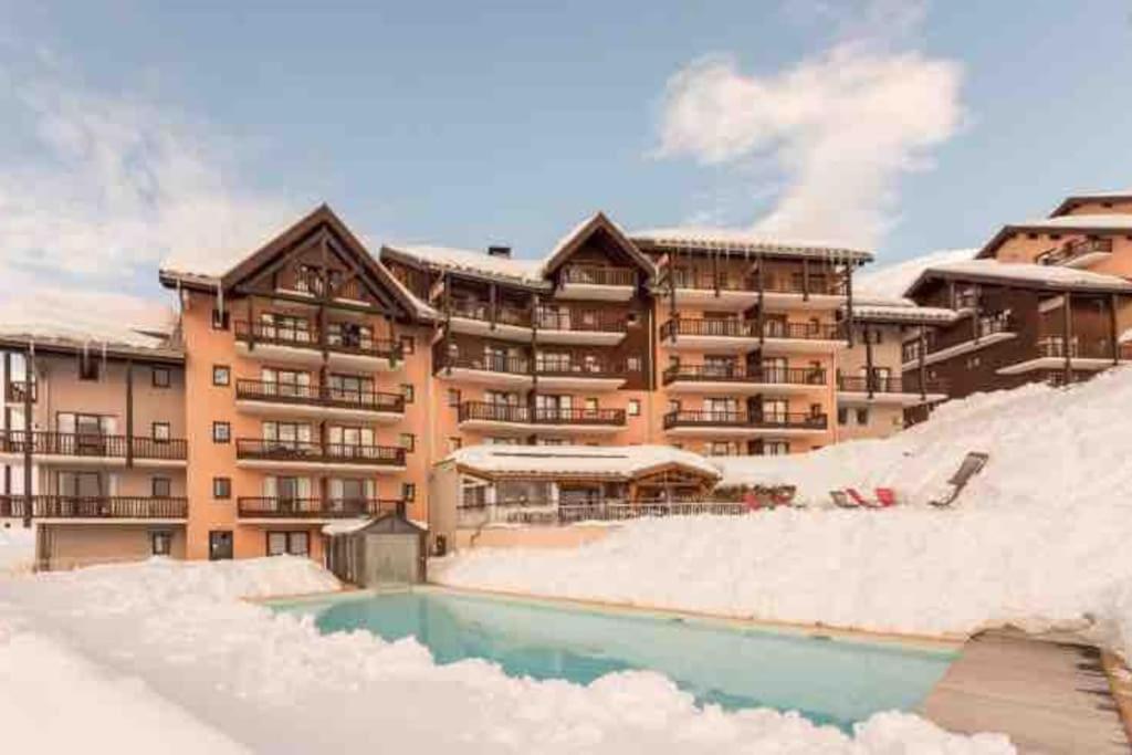 Appartement Pied Des Pistes Valmeinier Ngoại thất bức ảnh
